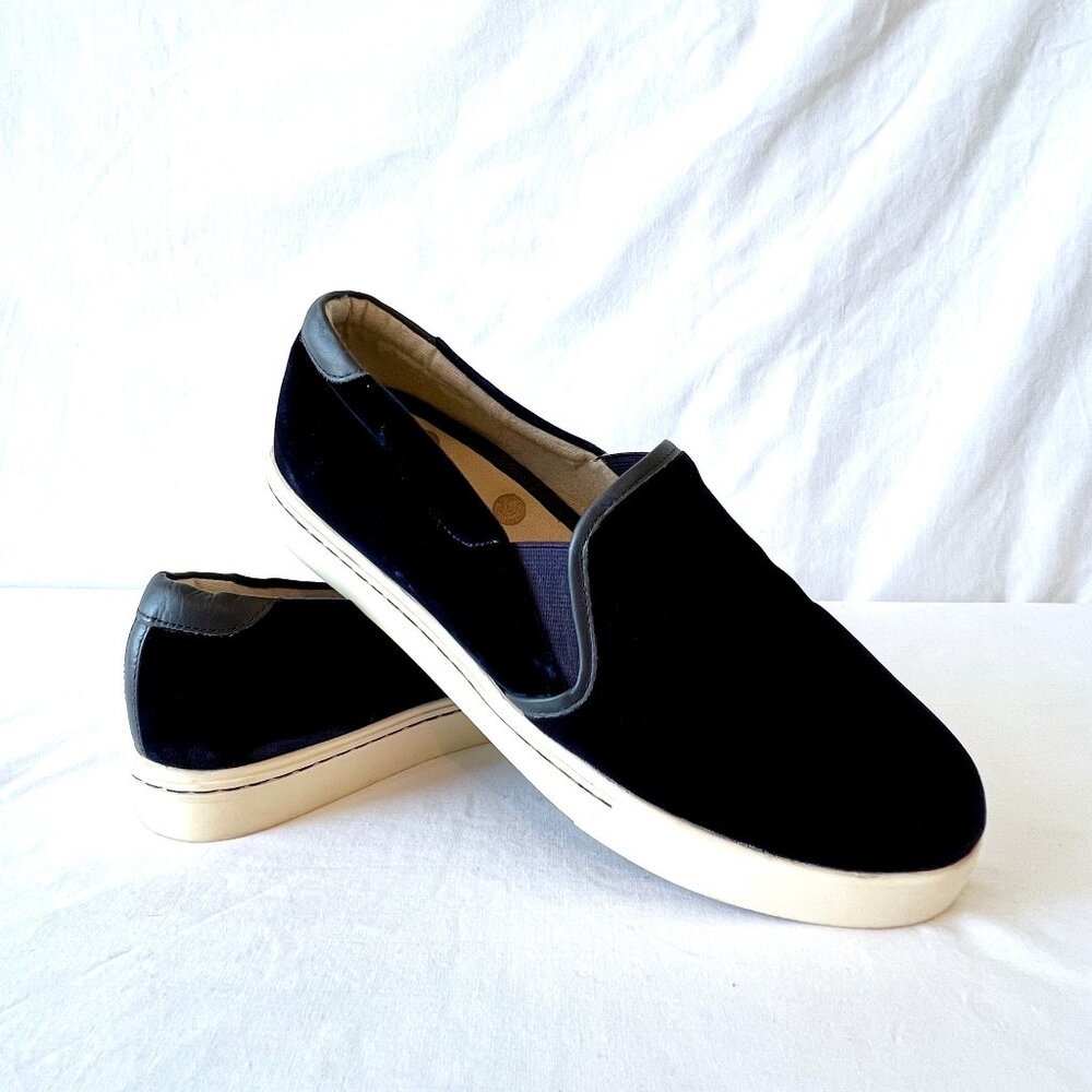 Boden Blue Velvet Slip-on Loafers, Size 40, USA Size 9, Excellent Condition! - Picture 9 of 14